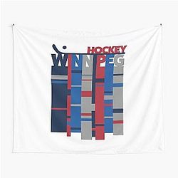 City Series Winnipeg Hockey Stripes Tapestry