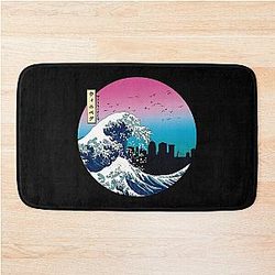 Winnipeg Kanagawa Wave Bath Mat