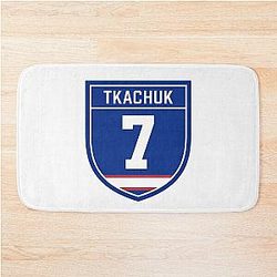 Keith Tkachuk Winnipeg 7 Emblem Bath Mat