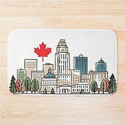 Winnipeg Manitoba Canada Bath Mat