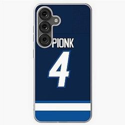 Winnipeg Jets Neal Pionk Home Jersey Phone Case Samsung Galaxy Soft Case