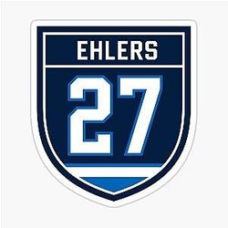 Nikolaj Ehlers Winnipeg Original Sticker