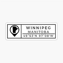 Winnipeg Manitoba Stiker