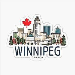 Winnipeg Manitoba Canada Sticker