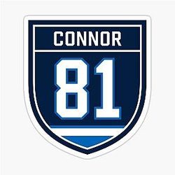 Kyle Connor Winnipeg Jets 81 sticker
