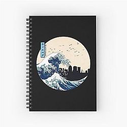 Winnipeg Kanagawa Wave Notebook