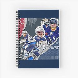Winnipeg Hockey Team Squad Design Spiral Notebook