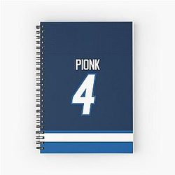 Winnipeg Jets Neal Pionk Home Jersey Back Phone Case Notebook