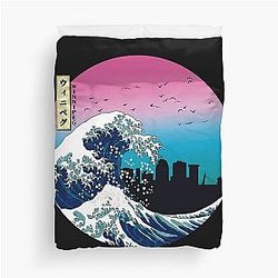 Winnipeg Kanagawa Wave 90s Duvet Cover