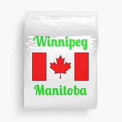 Winnipeg Manitoba Canada - Stylish Prints Duvet Cover
