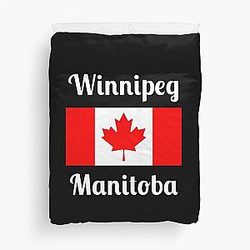 Winnipeg Manitoba (Canada) Stylish Duvet Cover