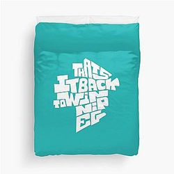 Back to Winnipeg Duvet Cover