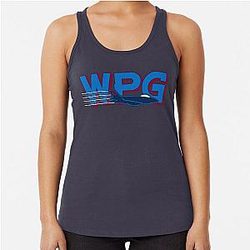 Jettin' to Winnipeg Racerback Tank Top
