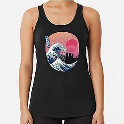 Winnipeg Kanagawa Wave Racerback Tank Top