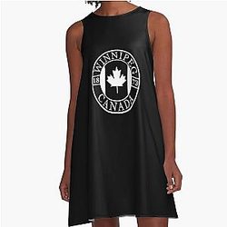 Winnipeg, Canada locations A-Line Dress