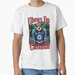 Elbows Up Canada Winnipeg Jets Classic T-Shirt