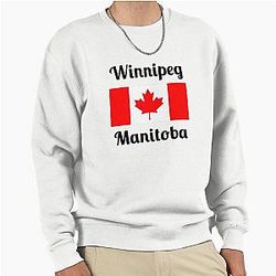 Winnipeg, Manitoba Canada Stylish Pullover Sweatshirt