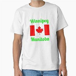 Winnipeg Manitoba, Canada - Stylish Prints T-Shirt