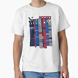 City Series Winnipeg Hockey Stripes Classic T-Shirt