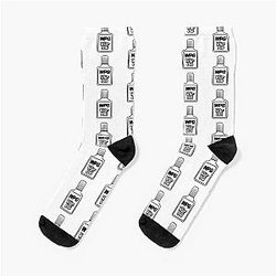 Winnipeg Whiteout Bottle Small Black Socks