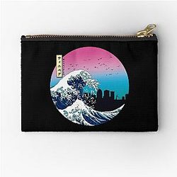 Winnipeg Kanagawa Wave Zipper Pouch