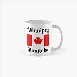 Winnipeg Manitoba (Canada) - Stylish Print, Classic Mug