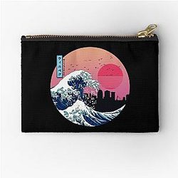 Winnipeg Kanagawa Wave Zipper Pouch