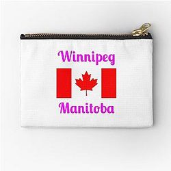 Winnipeg Manitoba Canada Stylish Zipper Pouch