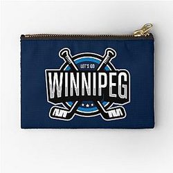 Winnipeg Embroidered Zipper Pouch