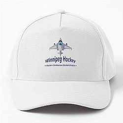 Jet with text dedicated to Winnipeg hockey Crown Cap