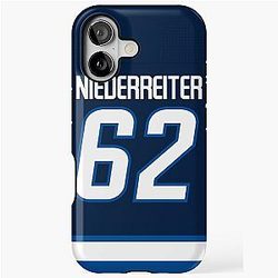 Winnipeg Jets Nino Niederreiter Home Jersey Case iPhone Tough Case