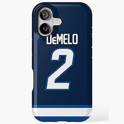 Winnipeg Jets Dylan DeMelo Home Jersey Back Phone Case iPhone Tough Case