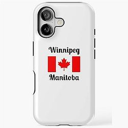 Winnipeg Manitoba Canada - Stylish Prints iPhone Case