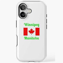 Winnipeg Manitoba Canada Stylish Prints iPhone Tough Case