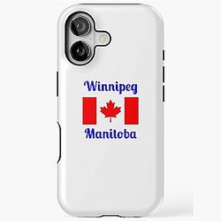 Winnipeg Manitoba Canada - Stylish Prints iPhone Tough Case