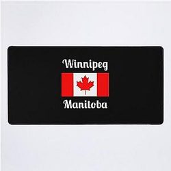 Winnipeg Manitoba Canada Stylish Prints Desk Mat