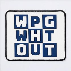 Winnipeg Whiteout Mouse Pad