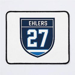 Nikolaj Ehlers Winnipeg Mouse Pad