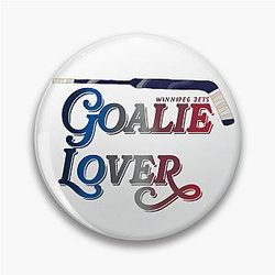 Goalie lover Winnipeg hockey pin