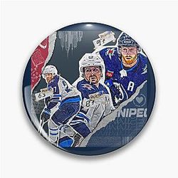 Winnipeg Hockey Team Squad Design Pin
