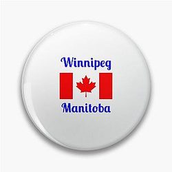 Winnipeg, Manitoba (Canada) - Stylish Pin