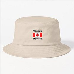 Winnipeg Manitoba (Canada) - Stylish Print, Bucket Hat