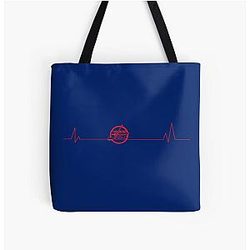Winnipeg Retro Hockey Tote Bag