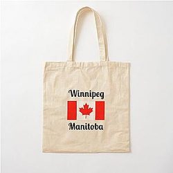 Winnipeg Manitoba - Stylish Cotton Tote Bag