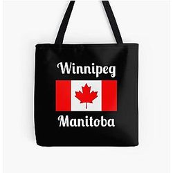 Winnipeg, Manitoba, Canada - Stylish Print, Tote Bag
