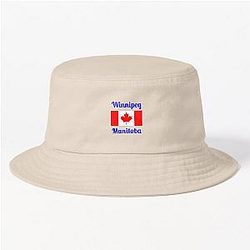 Winnipeg, Manitoba, Canada - Stylish Print, Bucket Hat