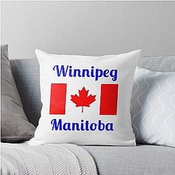 Winnipeg, Manitoba (Canada) - Stylish Throw Pillow