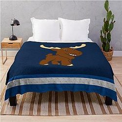 Winnipeg Cute Mascot Throw Blanket