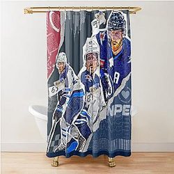 Winnipeg Hockey Team Squad Design Shower Curtain