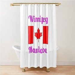 Winnipeg Manitoba, Canada - Stylish Prints Shower Curtain